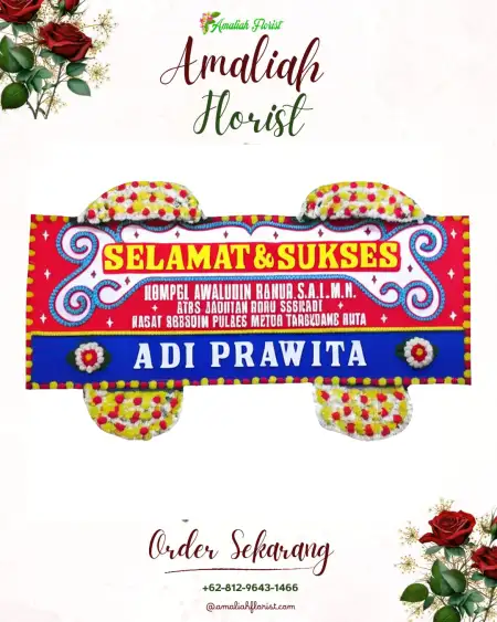 Papan Bunga Ucapan Selamat Way Kalam