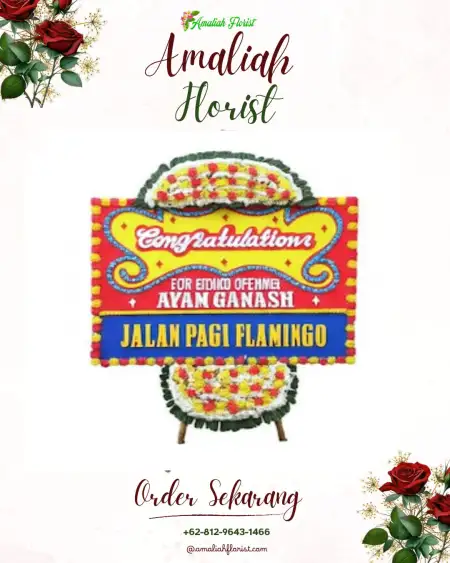 Sewa Papan Bunga Way Kalam